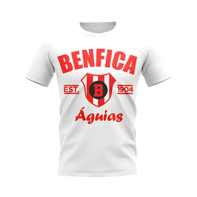 Benfica Established Football T-Shirt (White)