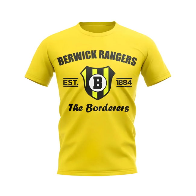 Berwick Rangers Established Football T-Shirt (Yellow)