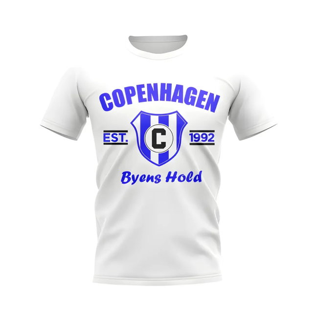 Copenhagen Established Football T-Shirt (White)