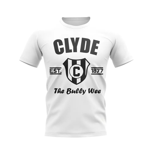 Clyde Established Football T-Shirt (White)