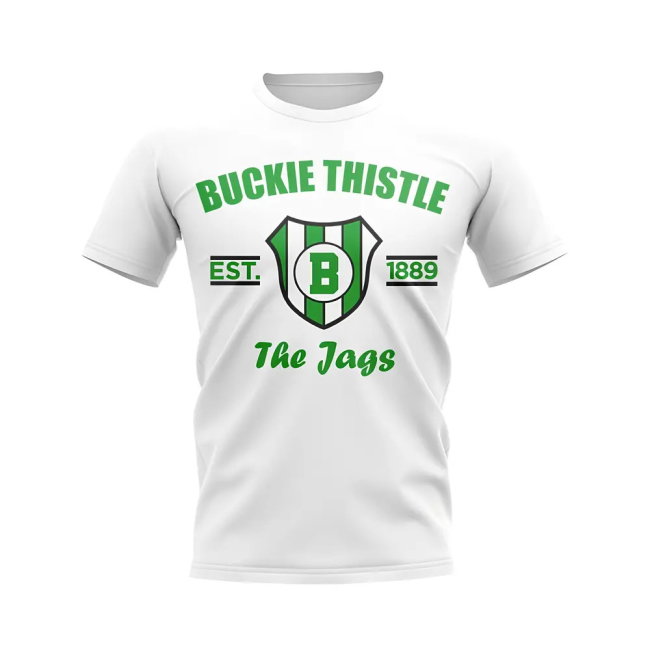 Buckie Thistle Established Football T-Shirt (White)