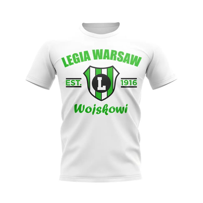 Legia Warsaw Established Football T-Shirt (White)