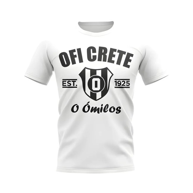 OFI Crete Established Football T-Shirt (White)