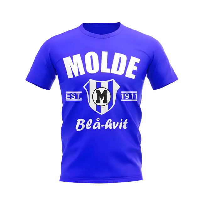 Molde Established Football T-Shirt (Royal)