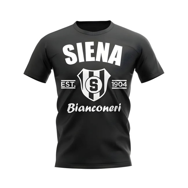 Siena Established Football T-Shirt (Black)
