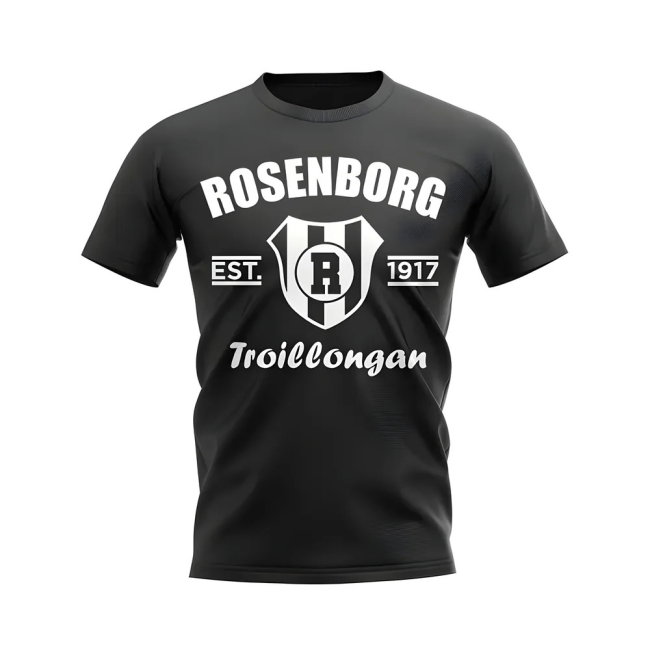Rosenborg Established Football T-Shirt (Black)
