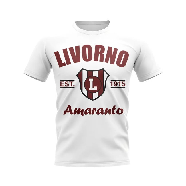 Livorno Established Football T-Shirt (White)