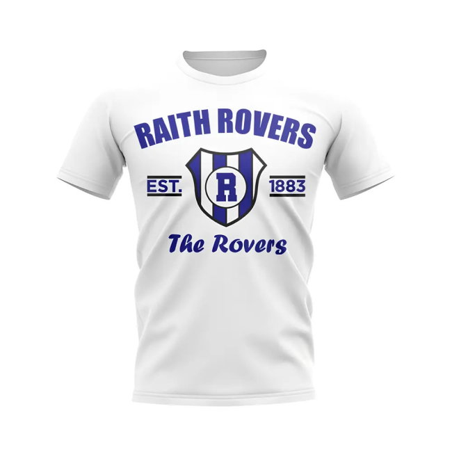 Raith Rovers Established Football T-Shirt (White)