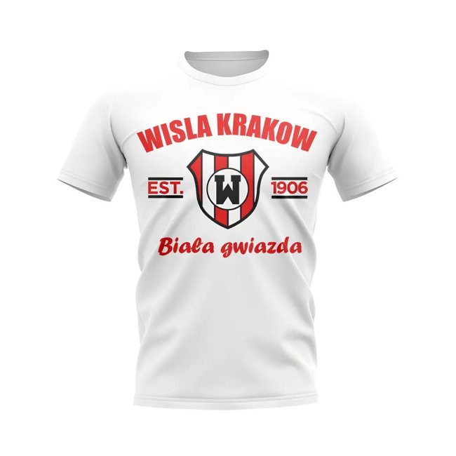Wisla Krakow Established Football T-Shirt (White)