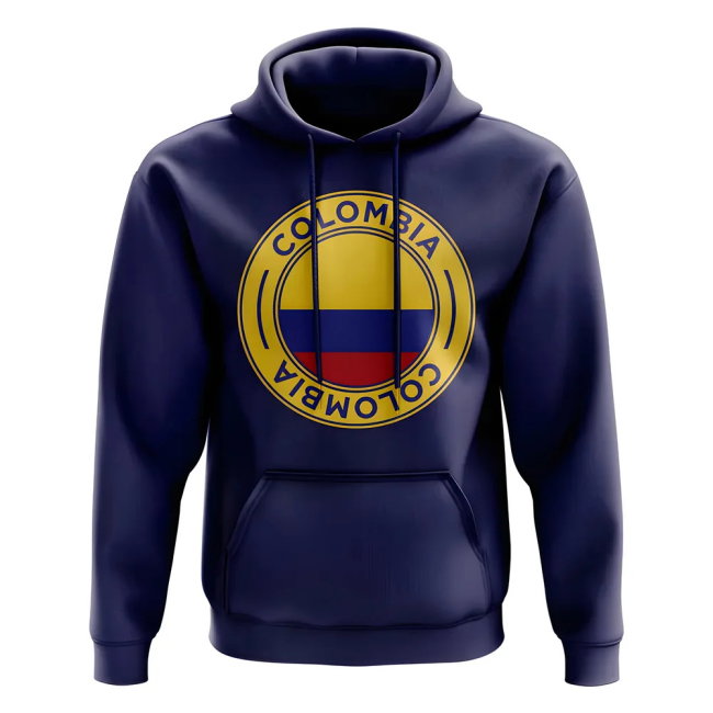 Colombia Football Badge Hoodie (Navy)