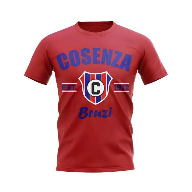 Cosenza Established Football T-Shirt (Red)