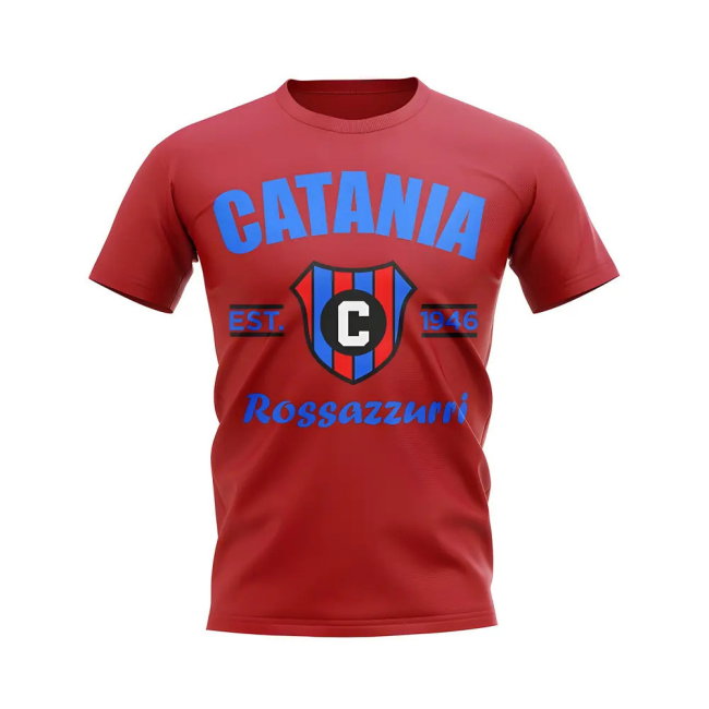 Catania Established Football T-Shirt (Red)