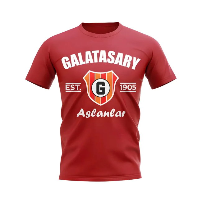 Galatasaray Established Football T-Shirt (Red)