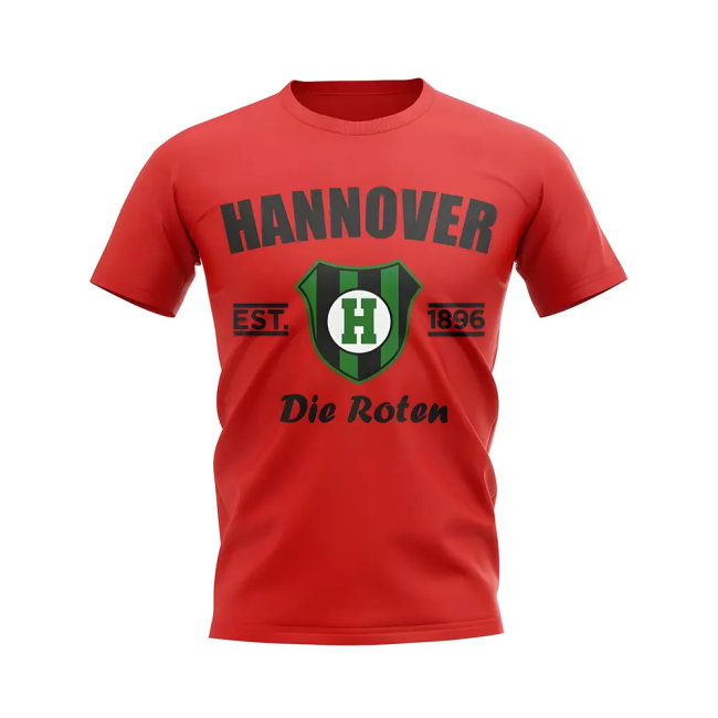 Hannover Established Football T-Shirt (Red)