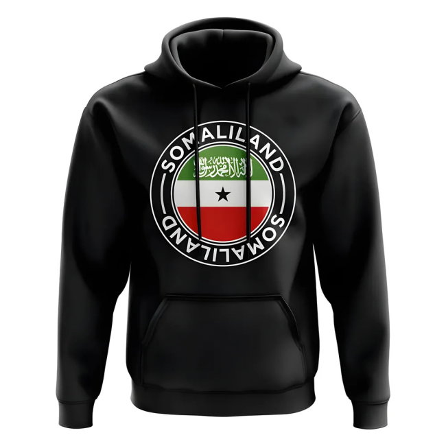 Somaliland Football Badge Hoodie (Black)