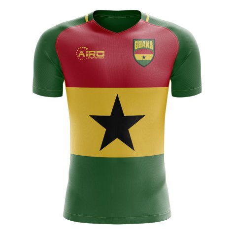 2022-2023 Ghana Flag Concept Football Shirt (J. Ayew 9)