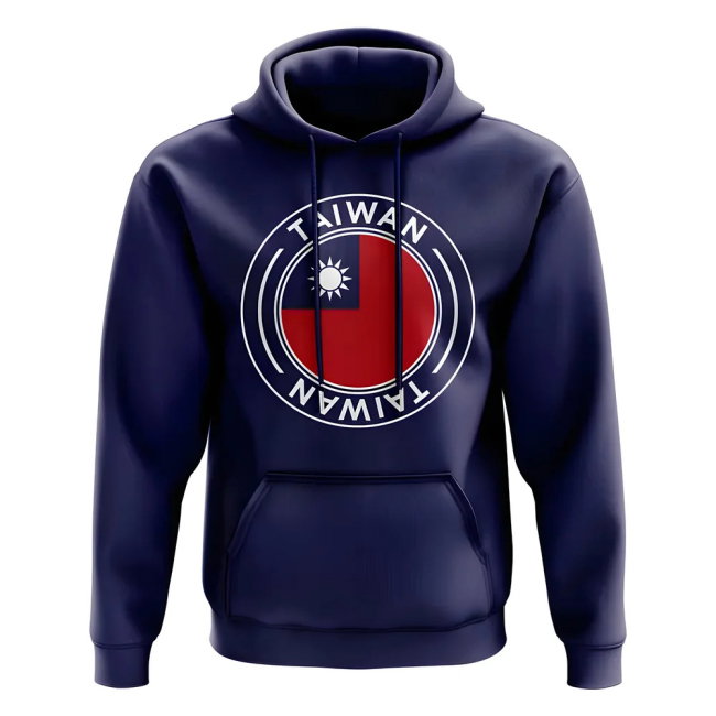 Taiwan Football Badge Hoodie (Navy)