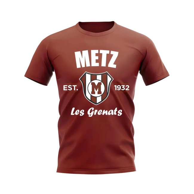 Metz Established Football T-Shirt (Maroon)