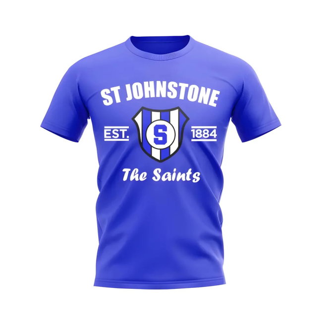 St Johnstone Established Football T-Shirt (Royal)