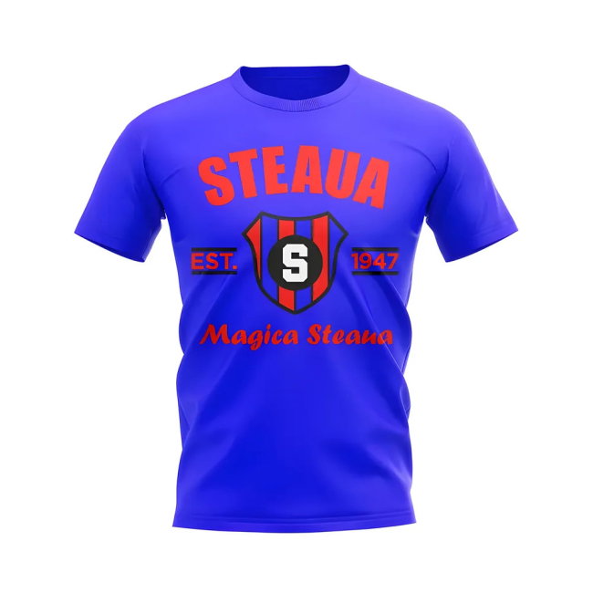 Steaua Bucharest Established Football T-Shirt (Royal)