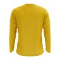 Nauru Core Football Country Long Sleeve T-Shirt (Yellow)