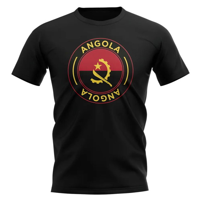 Angola Football Badge T-Shirt (Black)