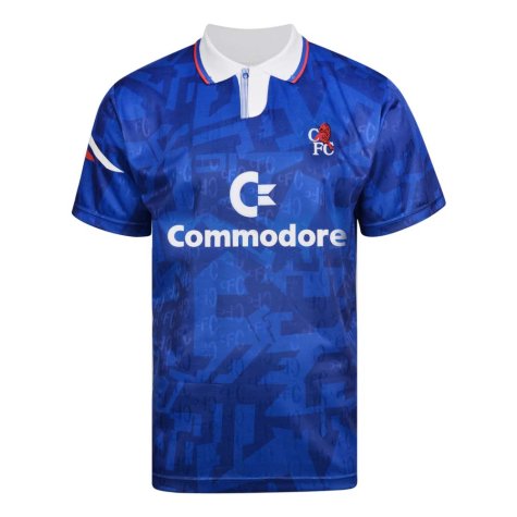 Score Draw Chelsea 1992 Retro Football Shirt (DROGBA 11)