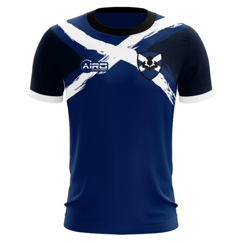 2025-2026 Scotland Flag Concept Football Shirt (Robertson 3)