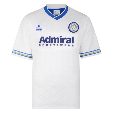 Score Draw Leeds United 1993 Admiral Retro Football Shirt (KEWELL 10)