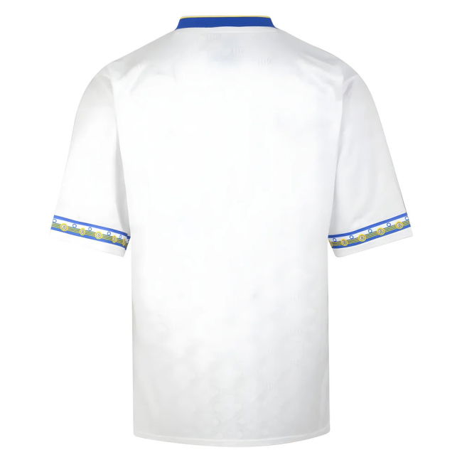 Score Draw Leeds United 1993 Admiral Retro Football Shirt (VIDUKA 9)