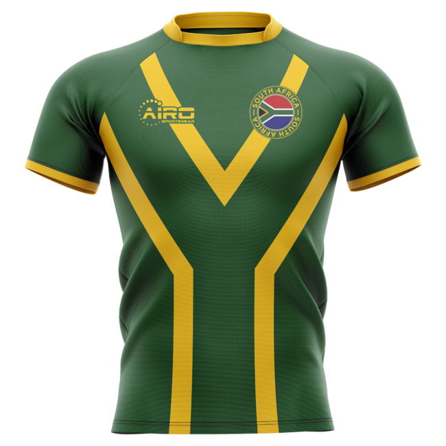 2025-2026 South Africa Springboks Flag Concept Rugby Shirt (Kitshoff 1)