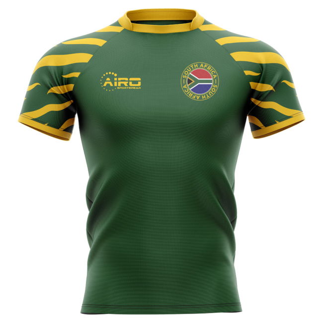 2025-2026 South Africa Springboks Home Concept Rugby Shirt (Etzebeth 4)