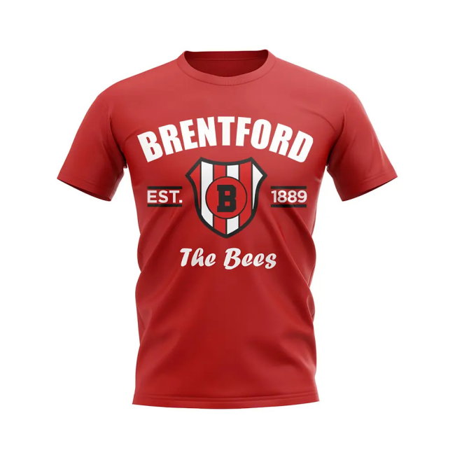 Brentford Established Football T-Shirt (Red)