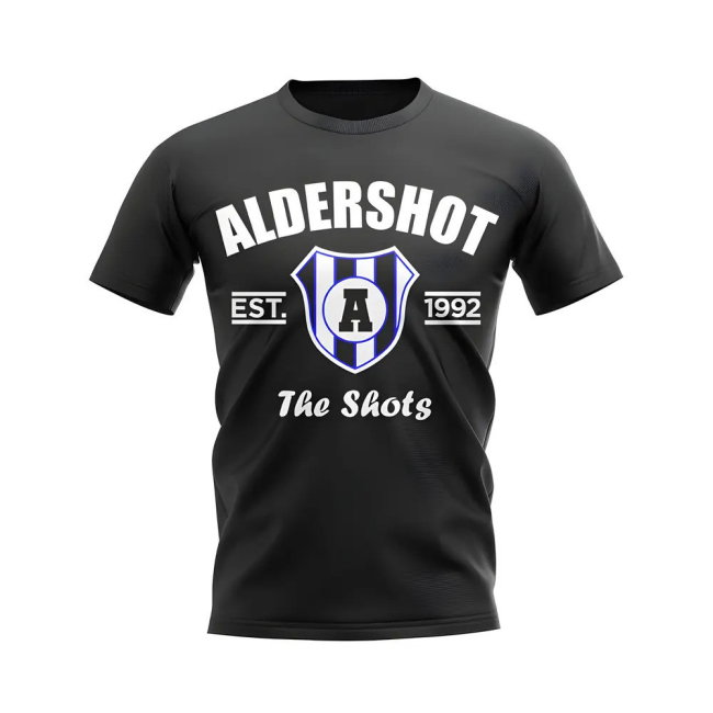 Aldershot Established Football T-Shirt (Black)