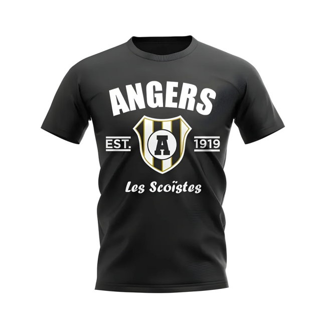 Angers Established Football T-Shirt (Black)