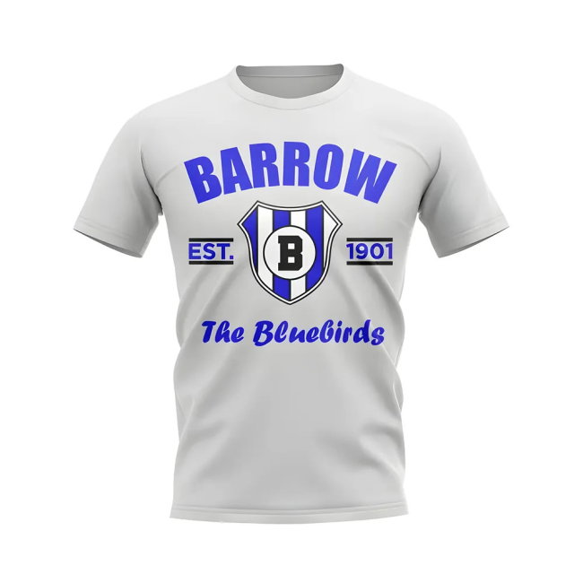 Barrow Established Football T-Shirt (White)