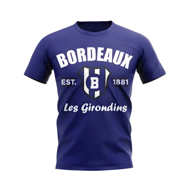 Bordeaux Established Football T-Shirt (Navy)