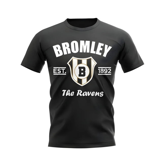 Bromley Established Football T-Shirt (Black)