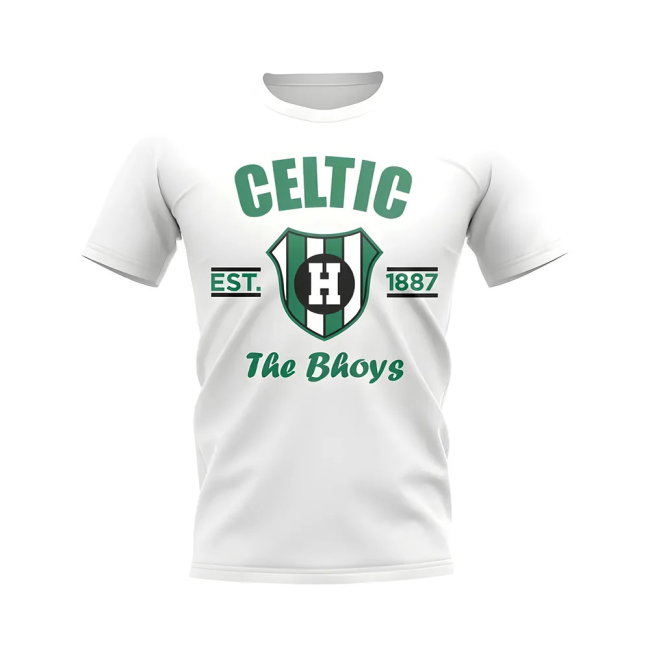 Celtic Established Football T-Shirt (White)