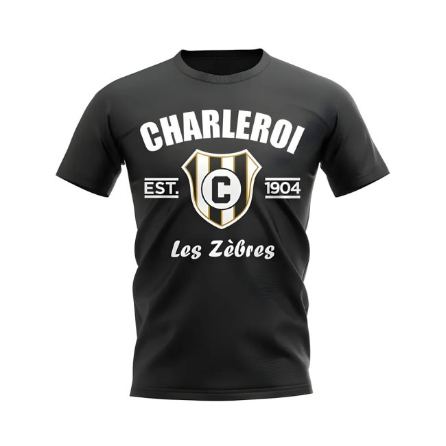 Charleroi Established Football T-Shirt (Black)