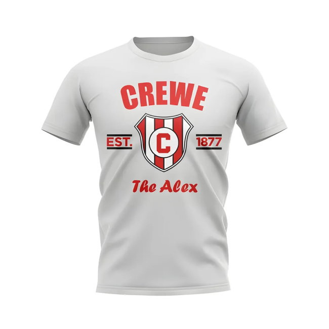 Crewe Established Football T-Shirt (White)
