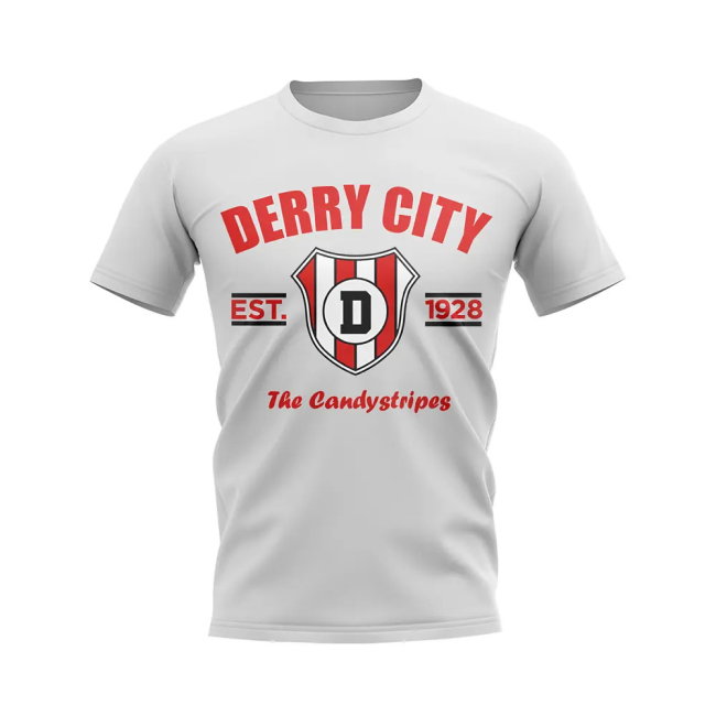 Derry City Established Football T-Shirt (White)