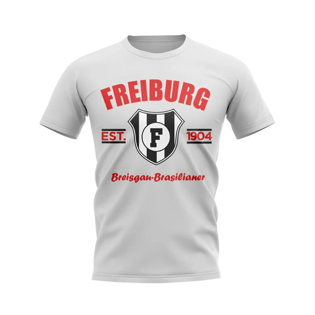 Freiburg Established Football T-Shirt (White)