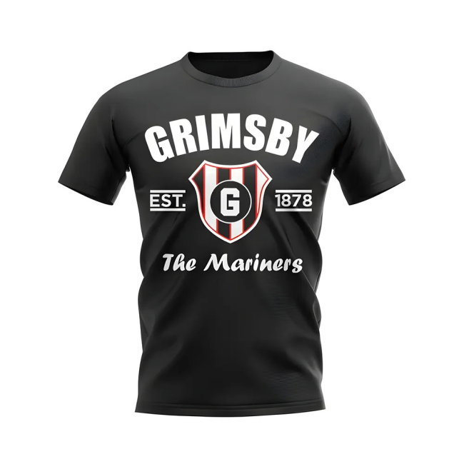 Grimsby Established Football T-Shirt (Black)