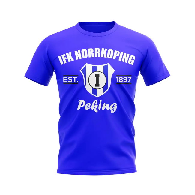 IFK Norrkoping Established Football T-Shirt (Blue)