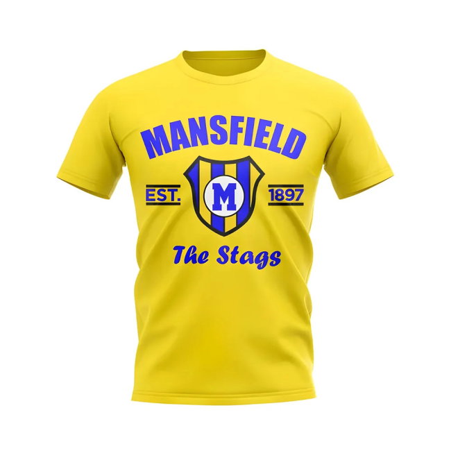 Mansfield Established Football T-Shirt (Yellow)