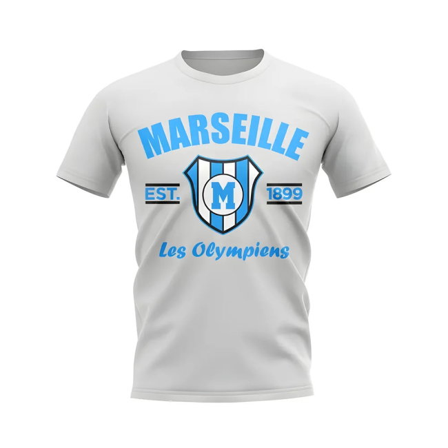 Marseille Established Football T-Shirt (White)