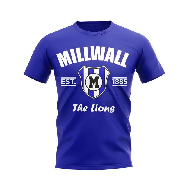 Millwall Established Football T-Shirt (Blue)