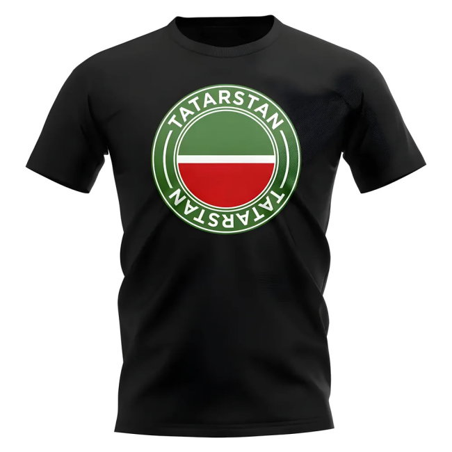 Tatarstan Football Badge T-Shirt (Black)