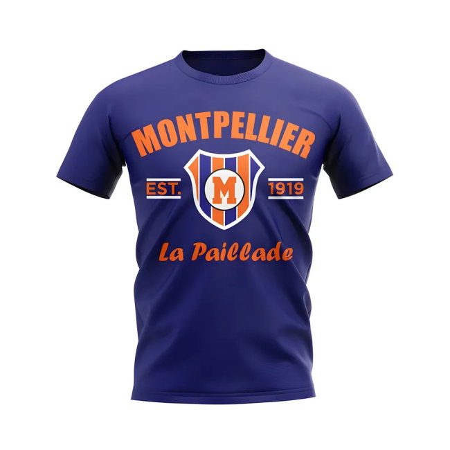 Montpellier Established Football T-Shirt (Navy)